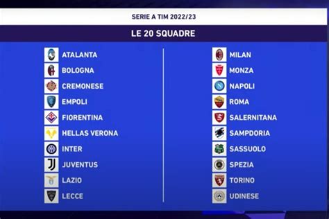 partite della serie a|serie a prossima giornata.